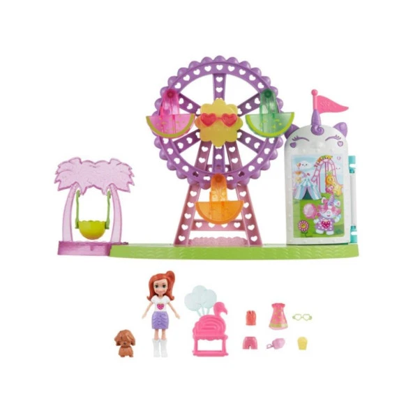 Polly Pocket Meyve Karnavalı Oyun Seti HWP25 Lisanslı Ürün ürün görseli 1