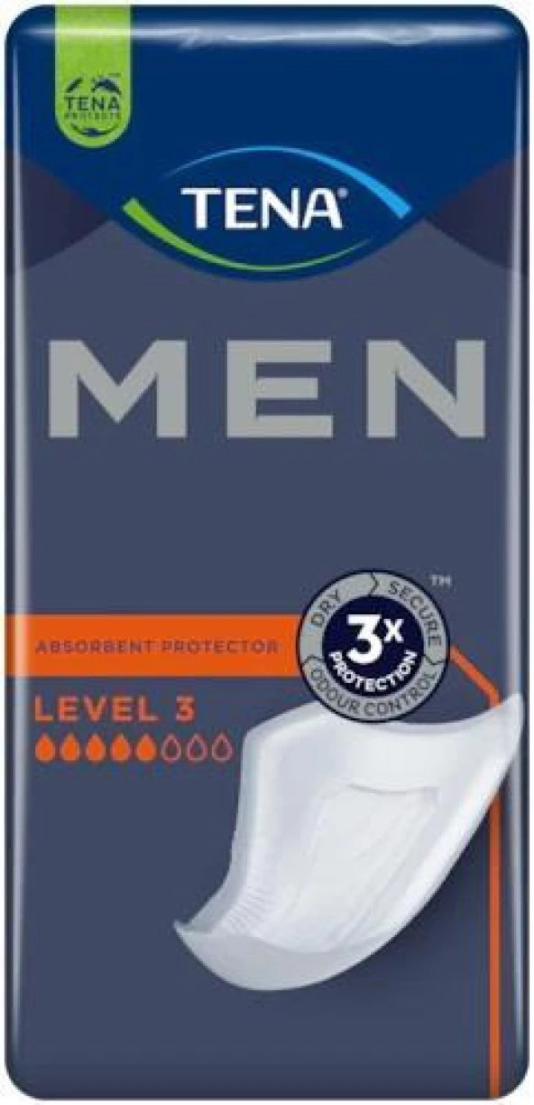 Tena Level 3 16'lı Erkek Mesane Pedi ürün görseli 1