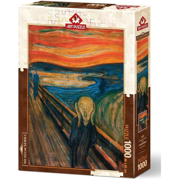 Art Puzzle Çığlık 1893 1000 Parça Puzzle 5203 ürün görseli 1