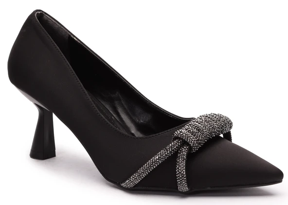 Feles Taş Detaylı Stiletto Kadın Topuklu Ayakkabı ürün görseli 1
