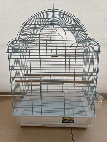 Netx Bombeli Paraket Kafesi Beyaz 42x30x57 cm ürün görseli 1