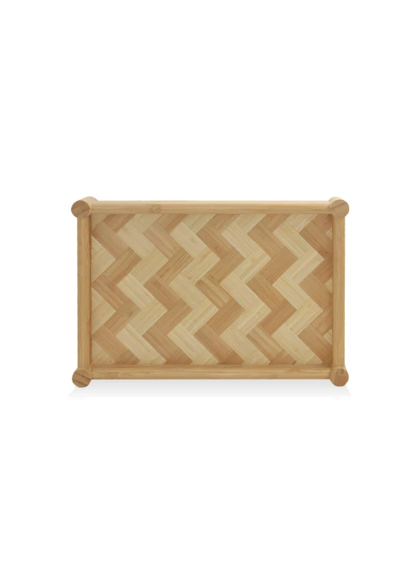 The Mia Wicker Bambu Tepsi 36x25 cm TPS0072 - Resim 2