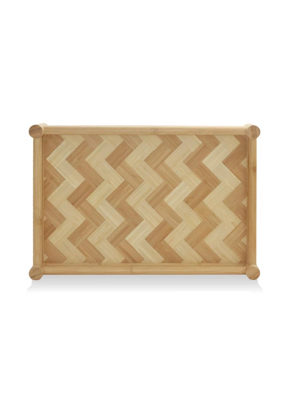 The Mia Wicker Bambu Tepsi 41x28 cm TPS0071 - Resim 2