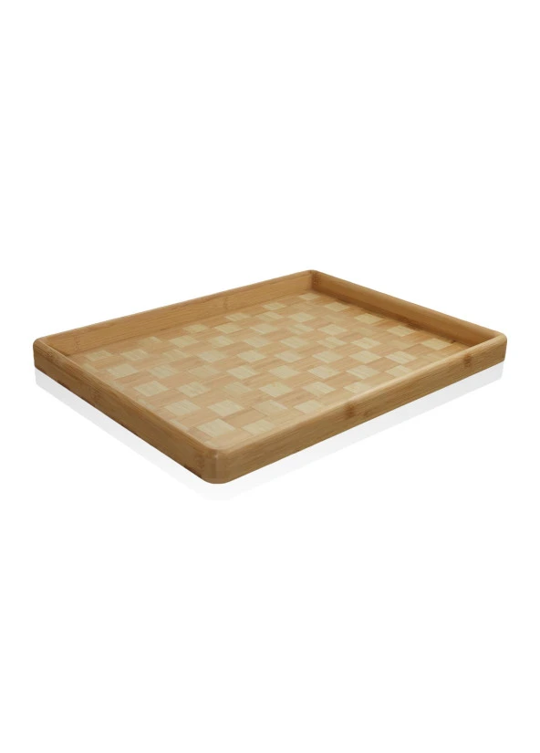The Mia Wicker Bambu Tepsi 40x31 cm TPS0067 ürün görseli 1