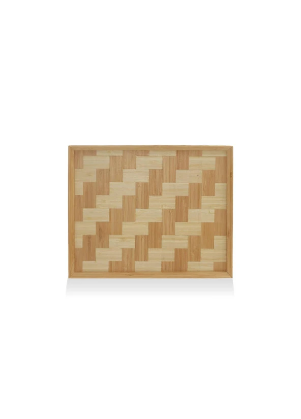 The Mia Wicker Bambu Tepsi 31x25 cm TPS0066 - Resim 2