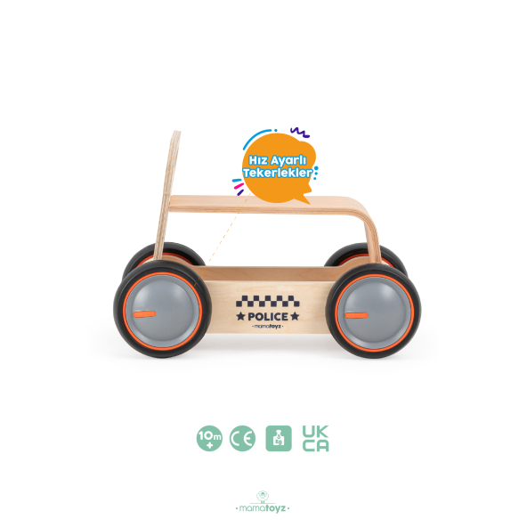 Driveme Wood Polis Yürüteç ürün görseli 1