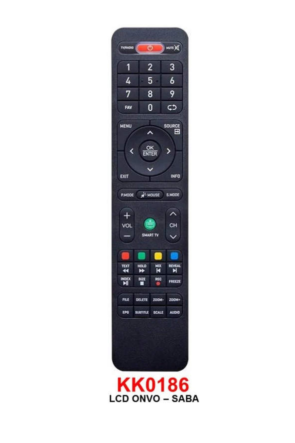 LCD ONVO - SABA TV KUMANDA  Uyumlu ürün görseli 1