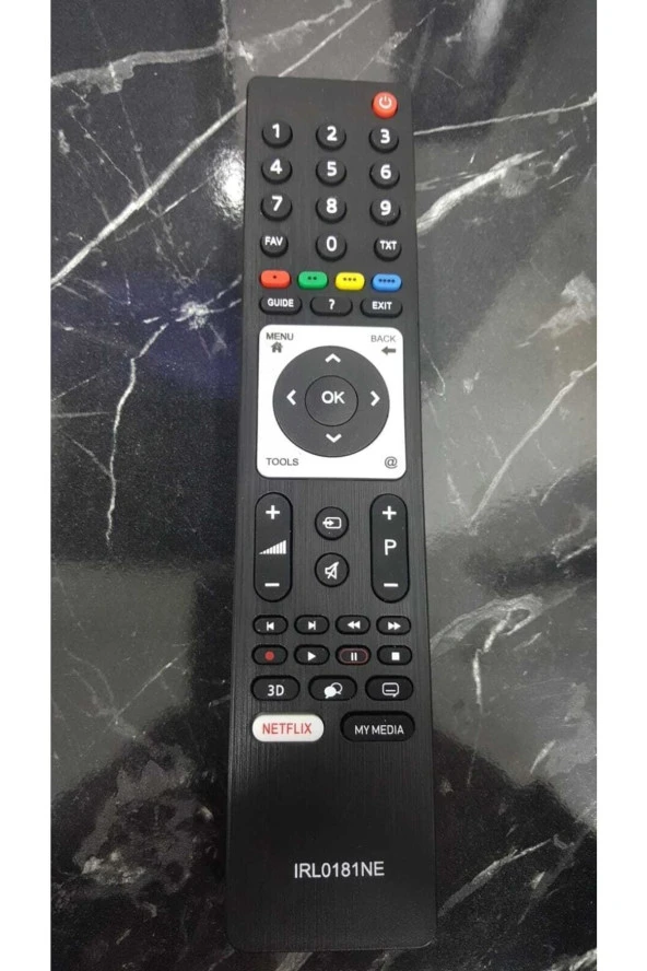Arçelik Beko Grund 3d- Netflix Tuşlu kumanda ürün görseli 1