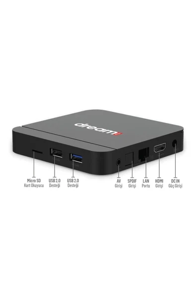 Dreamstar i6 64 GB 6K Android TV Box - Resim 4