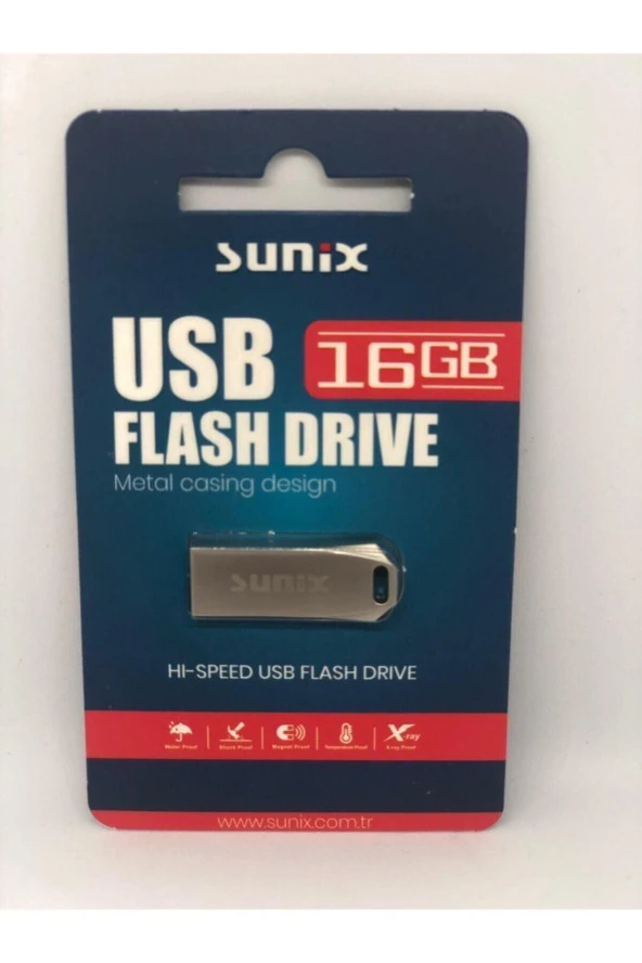 Sunıx 16gb Usb Metal Flash Bellek ürün görseli 1