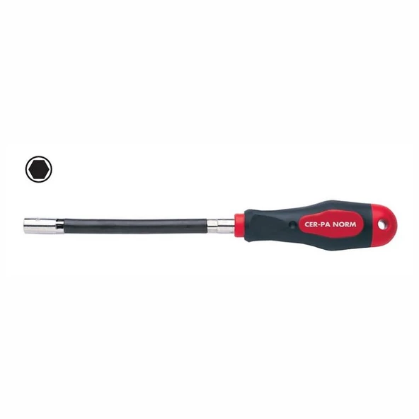 Cer-pa Prosoft Bükülebilir Lokma Uçlu Tornavida 150x6mm ürün görseli 1