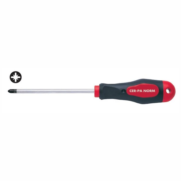 Cer-pa Prosoft Pozidiriv Yıldız Uçlu Tornavida PZ2x100mm ürün görseli 1