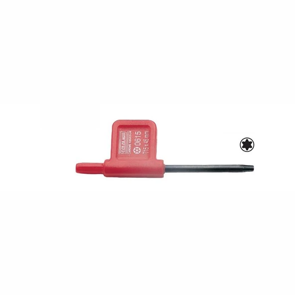 Cer-pa Torx Uçlu Bayrak Tornavida T20x45 ürün görseli 1