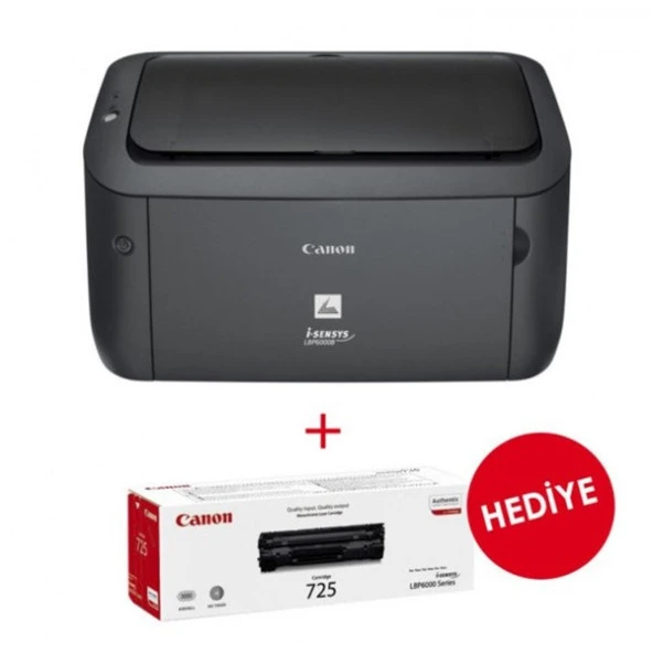 CANON LBP6030B A4 Siyah Laser Yazıcı USB 2.0 Demo+1 Tonerli ürün görseli 1