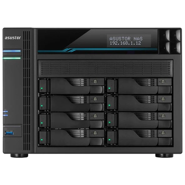 ASUSTOR AS6508T ATOM QC- 8 GB RAM- 8-diskli Nas Server (Disksiz) ürün görseli 1