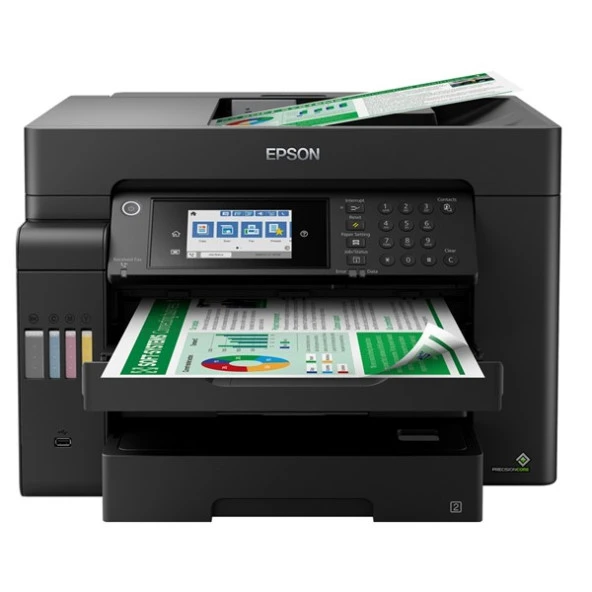 EPSON A3 Renkli L15150 Çok Fonksiyonlu Tanklı Dublex Yazıcı Fax USB 2.0,Ethernet,Kablosuz ürün görseli 1