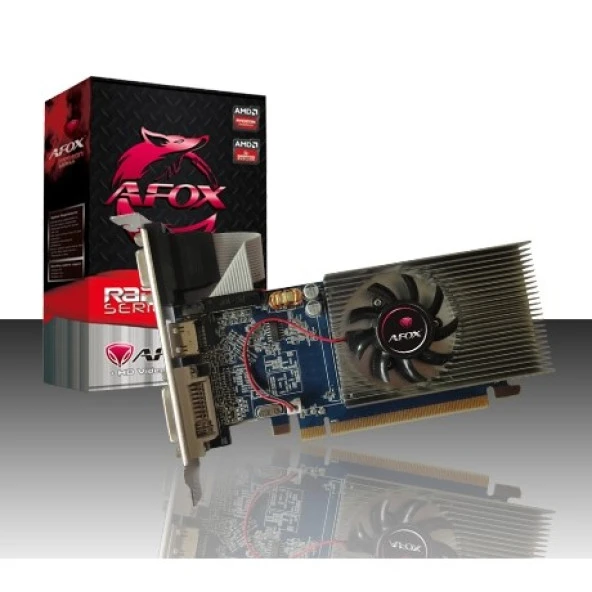 AFOX HD5450 2GB AF5450-2048D3L4 DDR3 64bit HDMI DVI PCIe 16X v2.0 ürün görseli 1