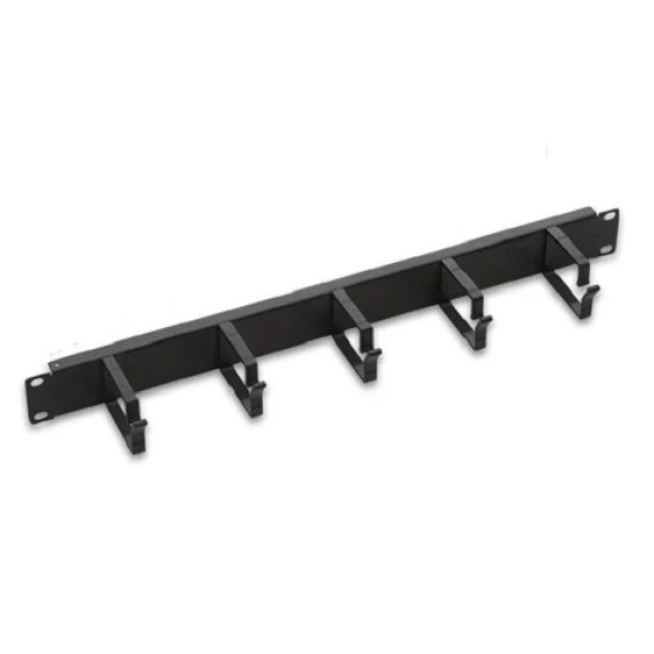 AGER 1U Yatay Organizer Siyah 5 Metal Kancalı AA-5KN01U19-A-S1 ürün görseli 1