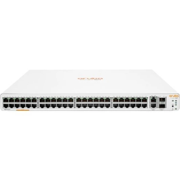 ARUBA 48port Instant On 1830-48G JL814A GIGABIT 4xSFP Yönetilebilir Switch RackMount ürün görseli 1