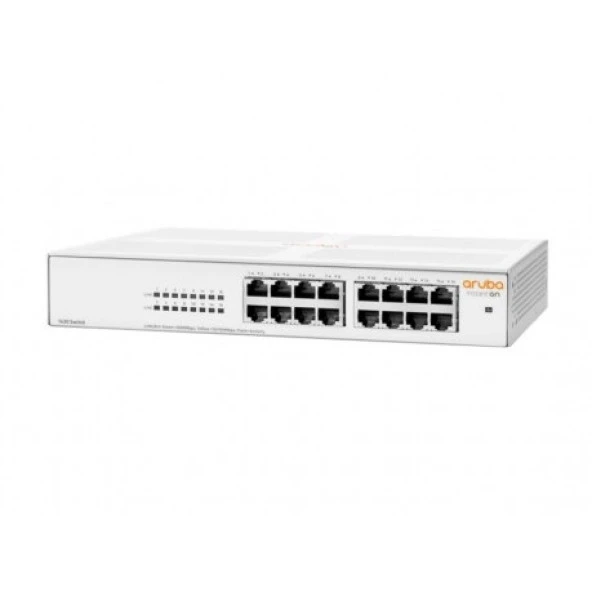 ARUBA 16port Instant On 1430-16G R8R47A GIGABIT Yönetilemez Switch Masaüstü ürün görseli 1