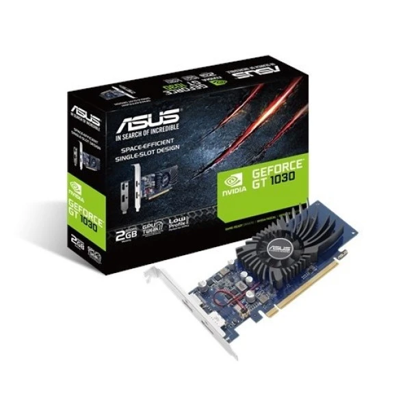 ASUS GT1030 2GB 2G-BRK GDDR5 64bit HDMI DP PCIe 16X v3.0 Low Profile ürün görseli 1