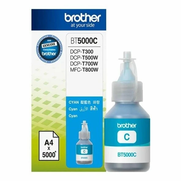 BROTHER BT5000C Mavi Tanklı Sistem Mürekkebi ürün görseli 1