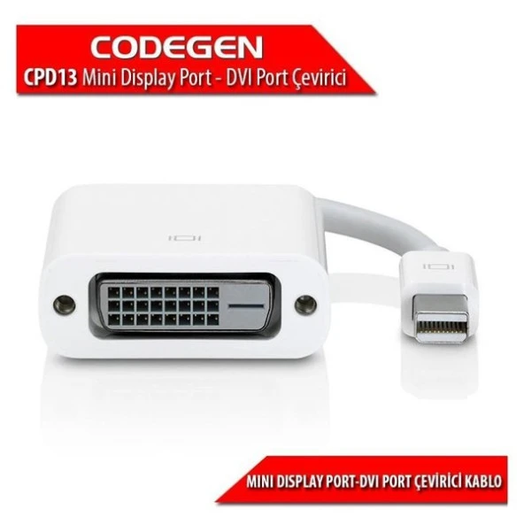 CODEGEN CPD13 mDP-DVI (24+5) Görüntü Adaptörü ürün görseli 1
