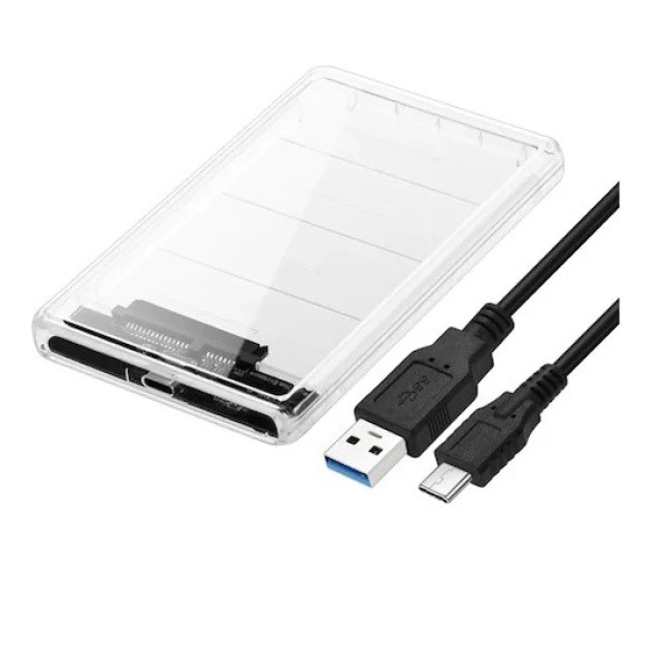 CODEGEN 2.5" USB 3.0 CDG-HDC-30TC Sata Harddisk Kutusu Şeffaf ürün görseli 1