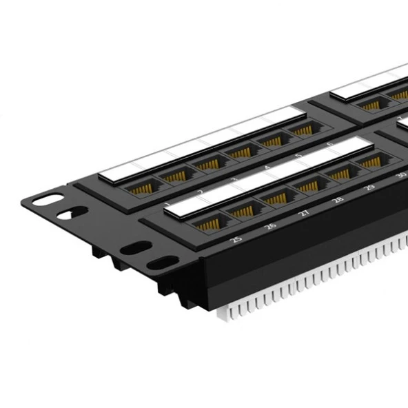 CODEGEN 2U 48port Cat6 Utp Patch Panel COD648 - Resim 4