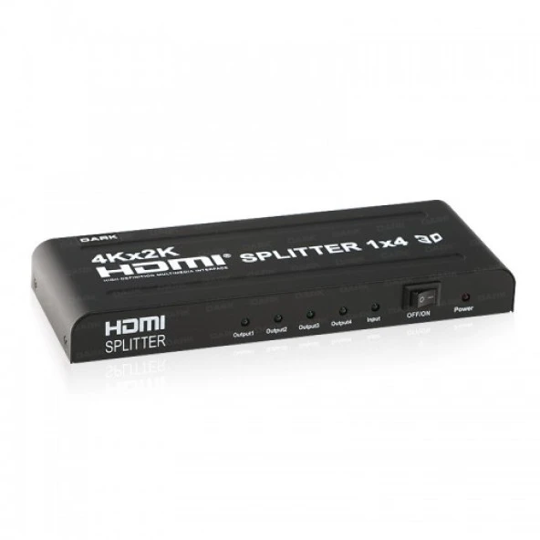 DARK 4port DK-HD-SP4X1 1port HDMI (giriş) 4port HDMI (çıkış) HDMI Switch ürün görseli 1