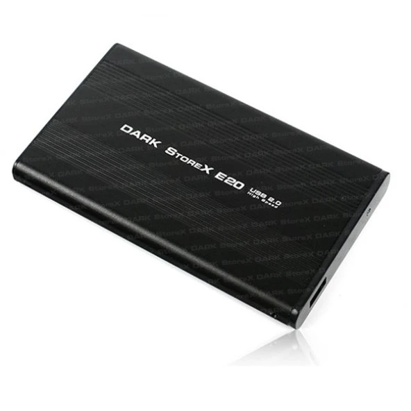 DARK 2.5" USB 2.0 DK-AC-DSE20 Alüminyum Harddisk Kutusu Siyah ürün görseli 1