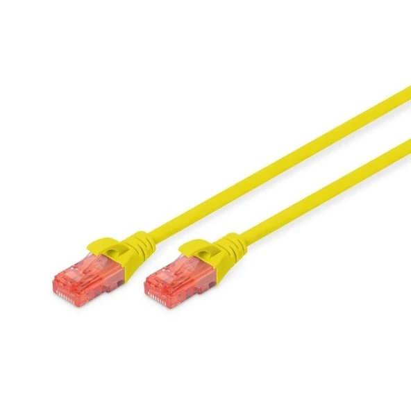 DIGITUS 3m CAT6 Utp DK-1617-030/Y Sarı Patch Kablo ürün görseli 1