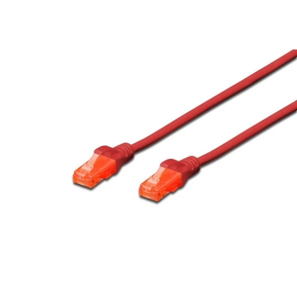 DIGITUS 2m CAT6 Utp DK-1617-020/R Kırmızı Patch Kablo ürün görseli 1