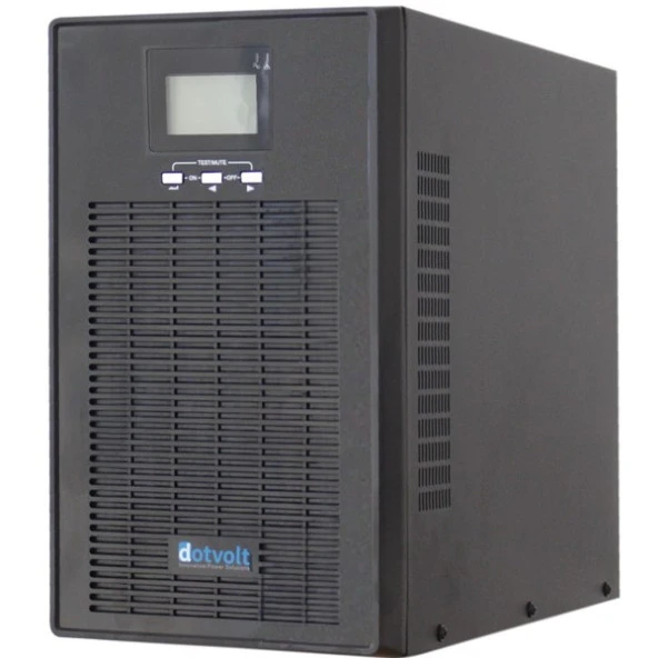 DOTVOLT 3KVA MN3KVA ONLINE 1/1F LCD EKRAN TOWER UPS ürün görseli 1