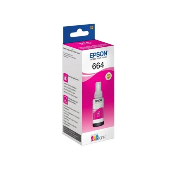 EPSON T66434A Kırmızı 70ml Tanklı Sistem Mürekkebi ürün görseli 1