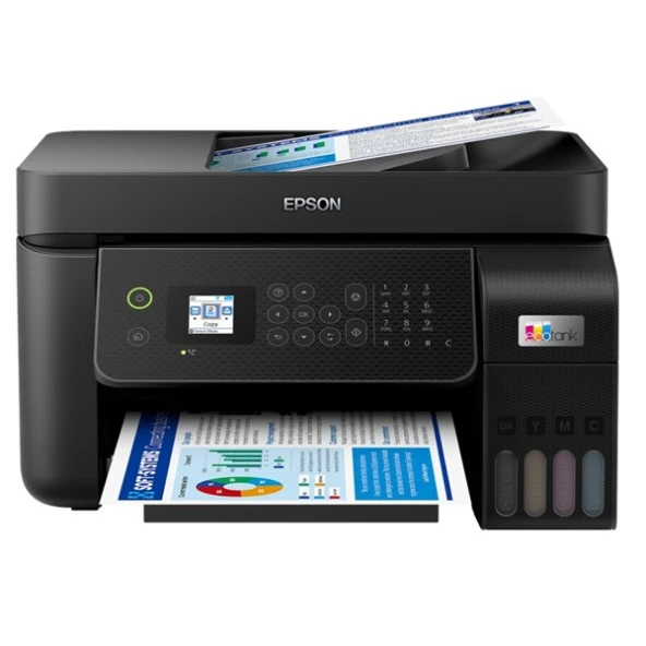 EPSON A4 Renkli L5290 Çok Fonksiyonlu Tanklı Yazıcı Fax USB 2.0,Ethernet,Kablosuz ürün görseli 1