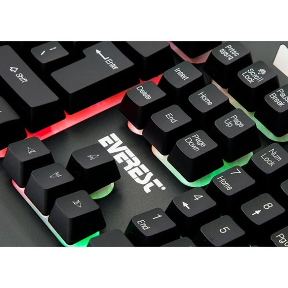 EVEREST KMX-99 USB Q Trk Gaming Klavye - Mouse Set - Resim 3