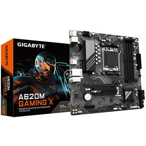 GIGABYTE A620M GAMING X DDR5 HDMI PCIe 16X v4.0 AM5 mATX ürün görseli 1