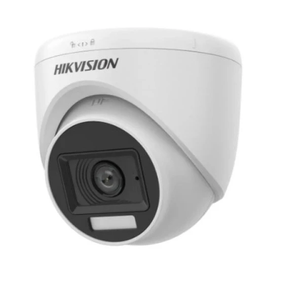 HIKVISION 2MP DOME 2.8MM DS-2CE76D0T-EXLPF Akıllı Hibrit Işık Kamera ürün görseli 1