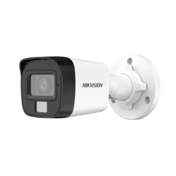 HIKVISION 2MP BULLET 2.8MM DS-2CE16D0T-EXLPF Akıllı Hibrit Işık Sabit Mini Bullet Kamera ürün görseli 1