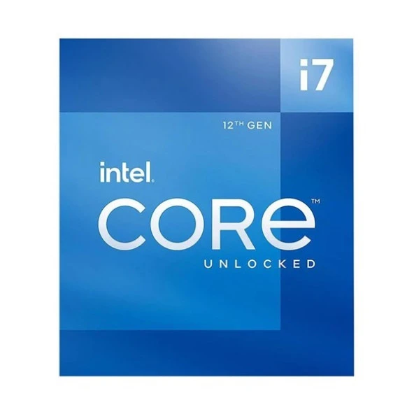 INTEL CORE i7 12700 25MB 8çekirdekli O/B UHD VGA 1700p 65w Kutulu+Fanlı ürün görseli 1