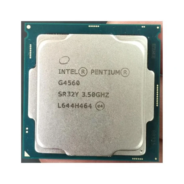 INTEL Pentium DC G4560 3MB 2çekirdekli O/B HD VGA 1151p 54w Kutusuz+Fansız ürün görseli 1