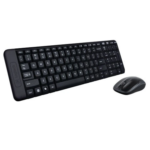 LOGITECH MK220 Kablosuz Q Trk Siyah Multimedya Klavye - Mouse Set 920-003163 ürün görseli 1