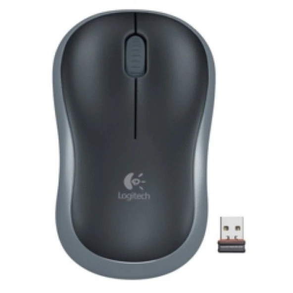 LOGITECH M185 Kablosuz Optic Siyah/Gri Mouse 910-002235 ürün görseli 1