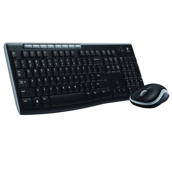 LOGITECH MK270 Kablosuz Q Trk Siyah Multimedya Klavye - Mouse Set 920-004525 ürün görseli 1