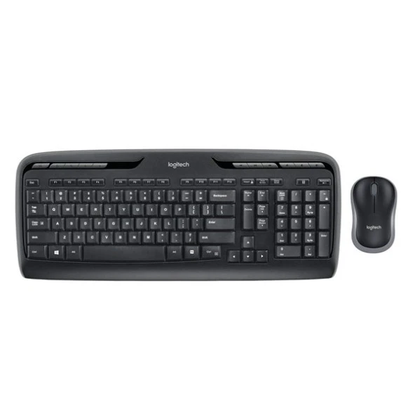 LOGITECH MK330 Kablosuz Q Trk Siyah Multimedya Klavye - Mouse Set Set 920-003988 - Resim 2