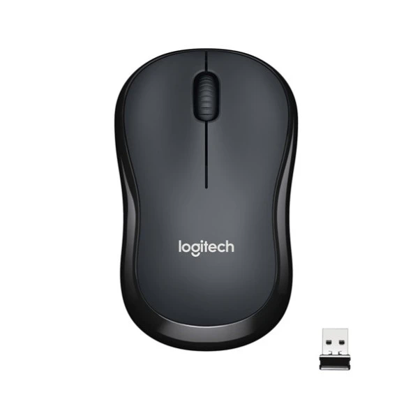 LOGITECH M220 Kablosuz Sessiz Optic Gri / Siyah Mouse 910-004878 ürün görseli 1