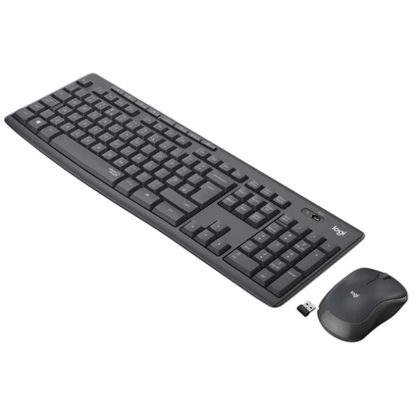 LOGITECH MK295 Kablosuz Q Trk Sessiz Siyah Multimedya Klavye - Mouse Set 920-009804 ürün görseli 1