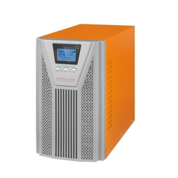 MAKELSAN 3KVA POWERPACK SE ONLINE 1/1F LCD EKRAN TOWER UPS 6x 12v 7amper ürün görseli 1