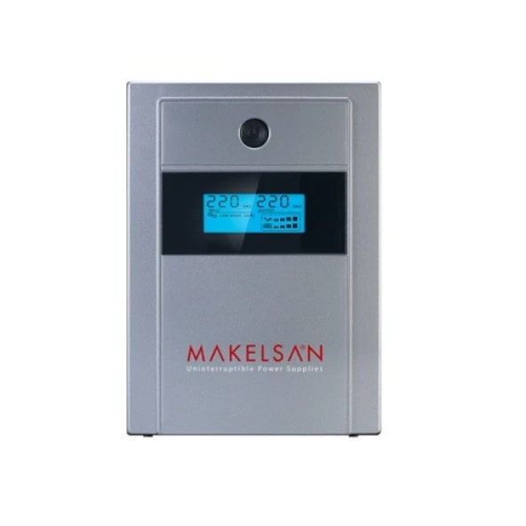 MAKELSAN 1200VA LION LINE INTERACTIVE LCD EKRAN UPS ürün görseli 1